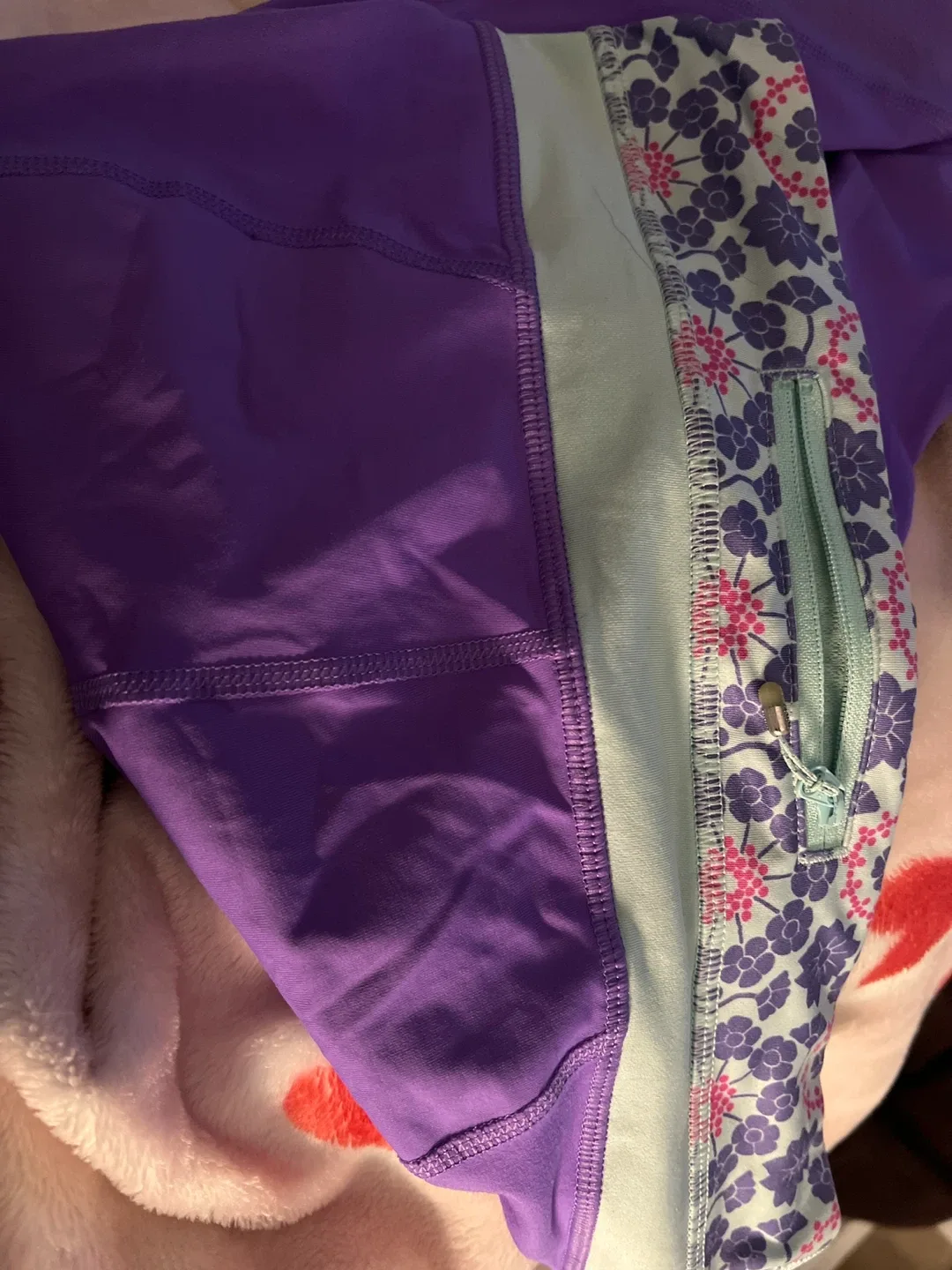 Lululemon Purple Crop Leggings image indicator(3)