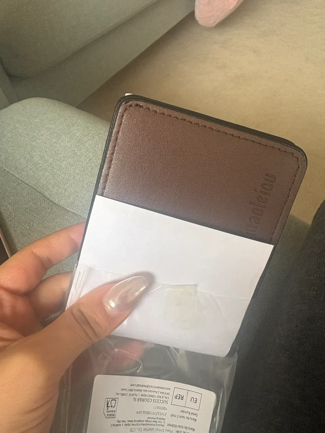 Dibaoleiou Brown Leather Wallet - New in Package image indicator(4)