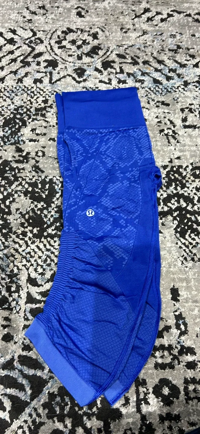 Lululemon Capri Leggings, Blue thumbnail