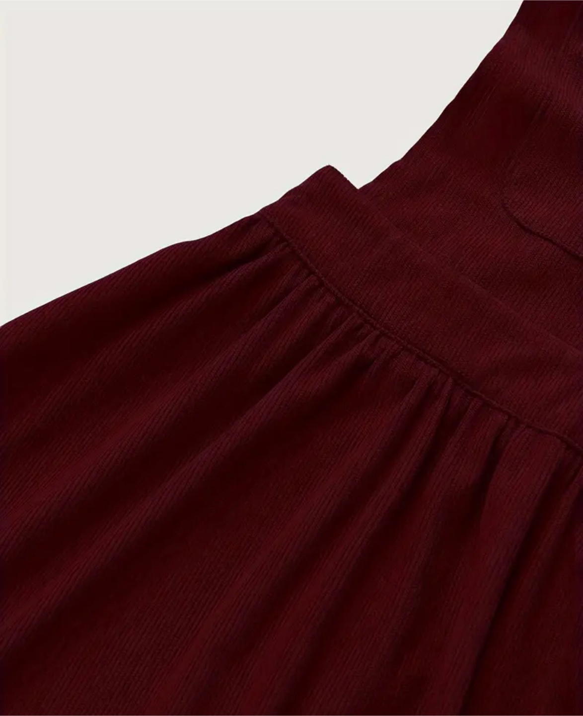 Burgundy Pinafore Dress - photo 3