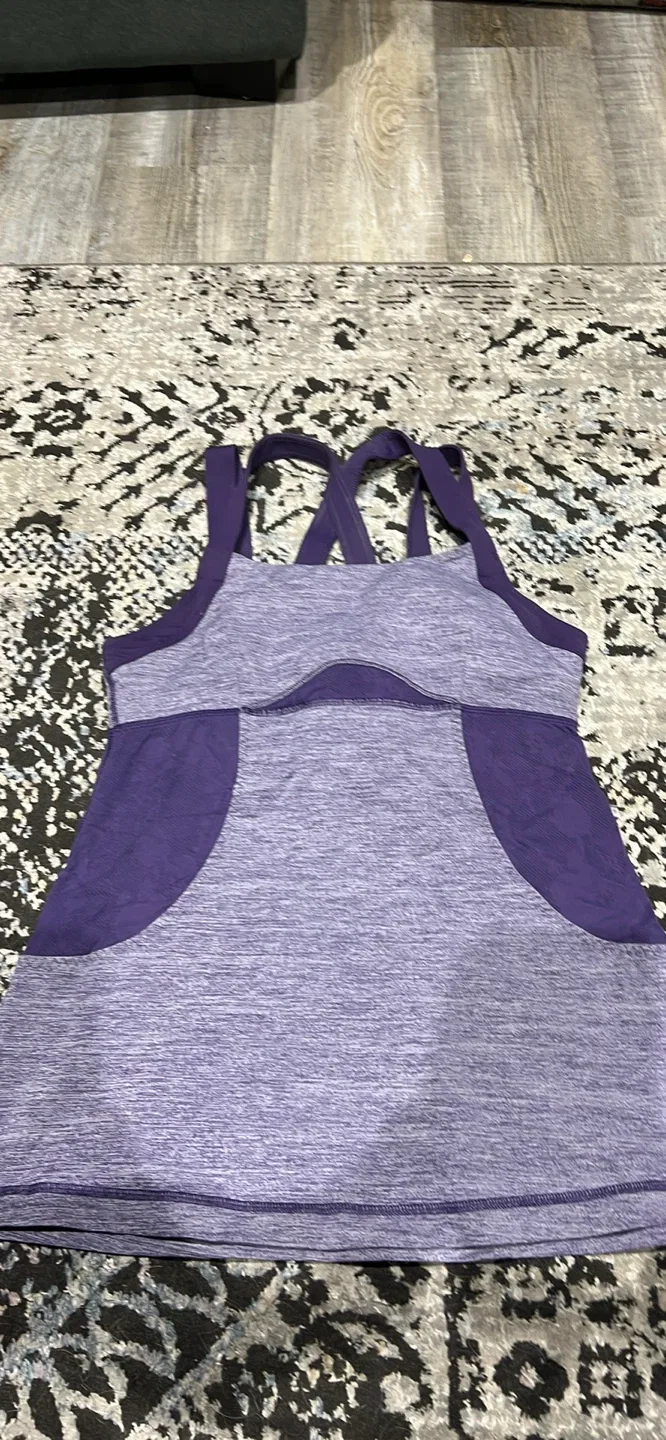 Lululemon Purple Workout Tank Top image indicator(2)