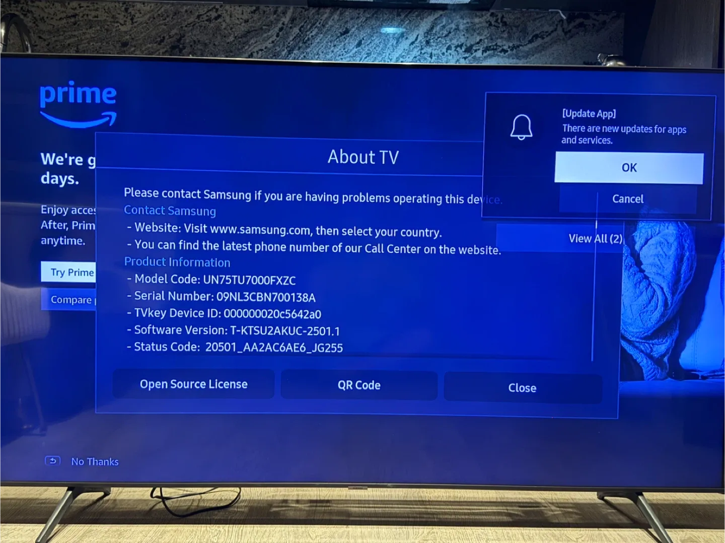 SAMSUNG 75’ SmartTV 4K (2020) image indicator(5)