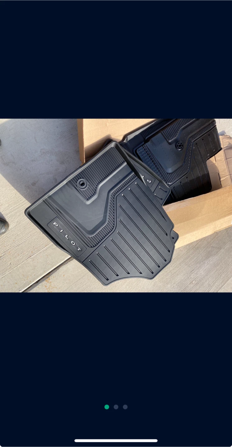 Honda Pilot Black Floor Mats