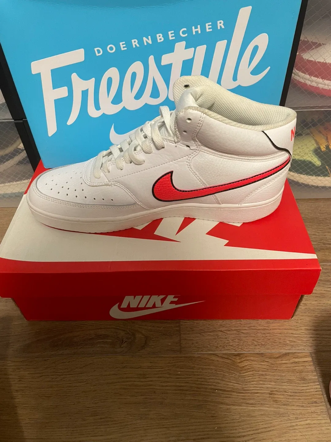 Nike Court Vision Mid Next Nature White/Pink