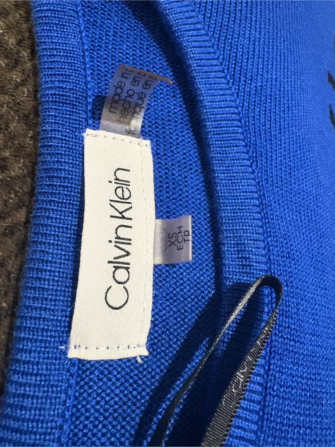 Calvin Klein Blue Sweater Size XS image indicator(3)