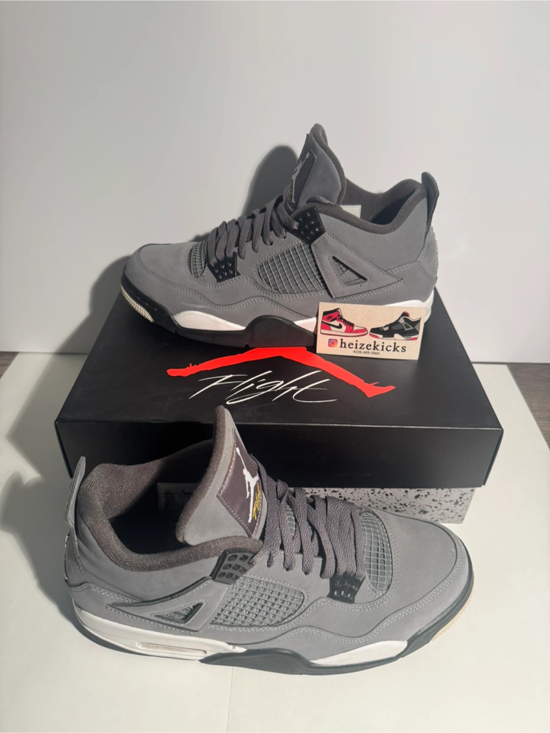 Jordan 4 Cool Grey size 10.5 - photo 2