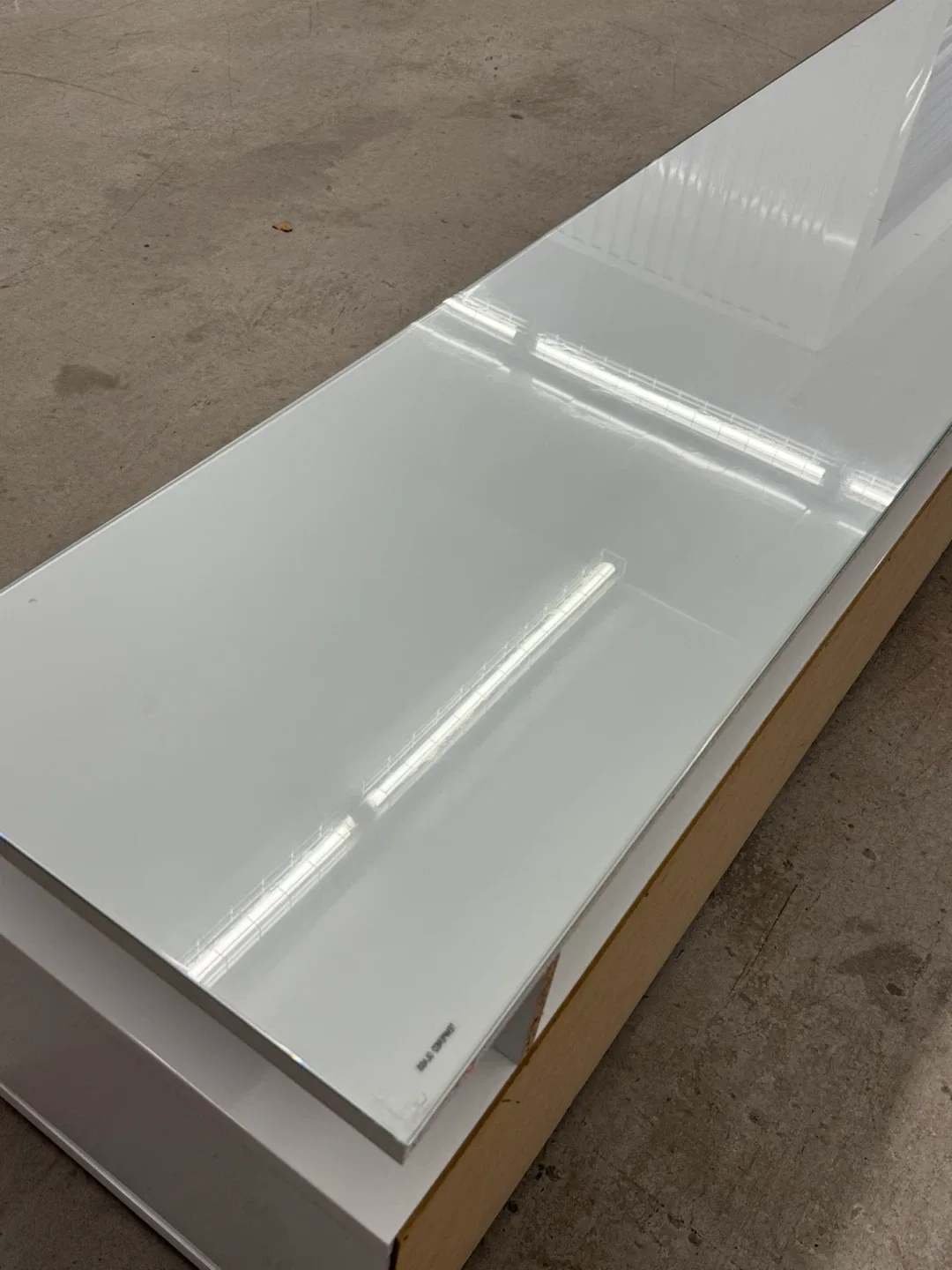 TV Stand White Glass 6,5 ft image indicator(10)