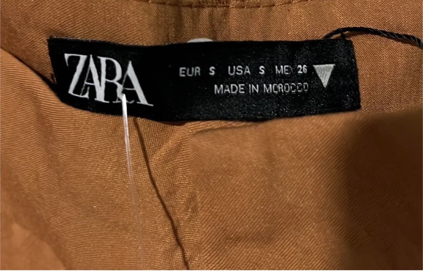 Brand new Zara Brown Wide Leg Pants - Size S image indicator(5)
