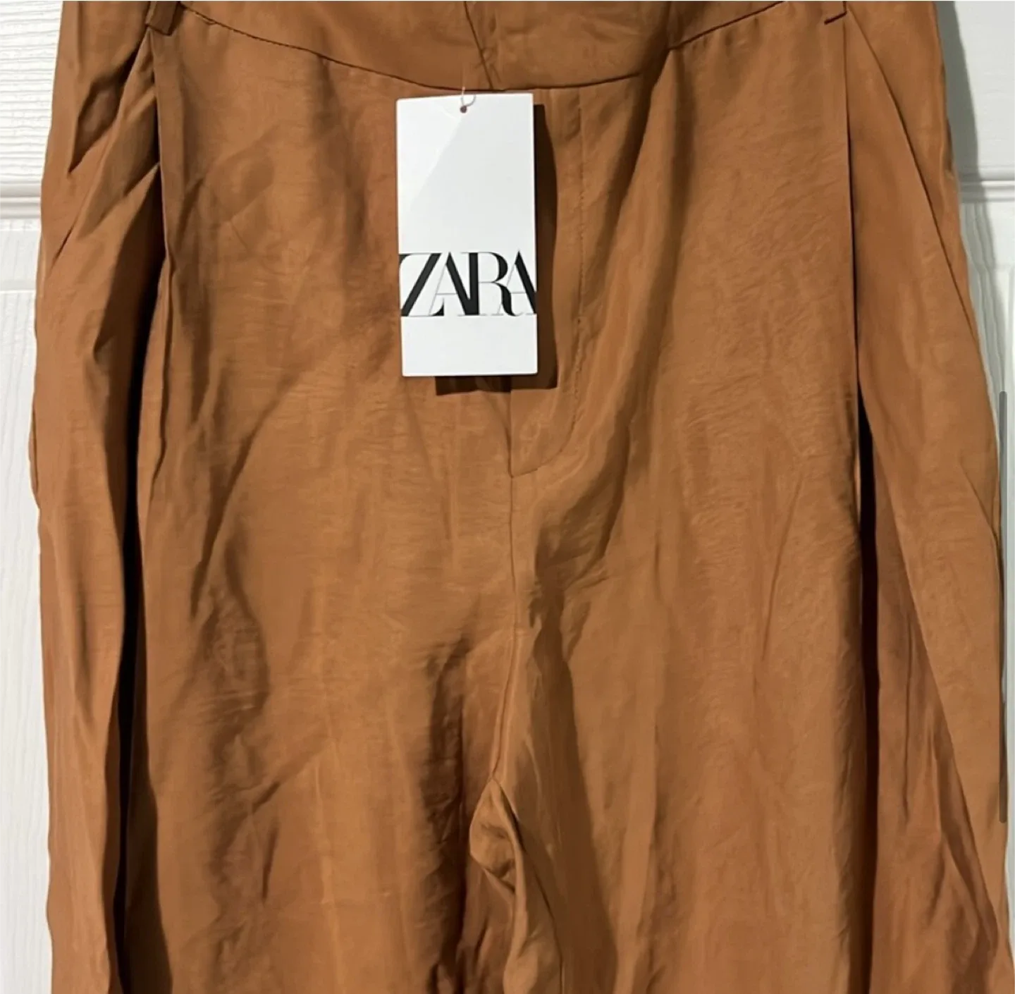 Brand new Zara Brown Wide Leg Pants - Size S image indicator(3)