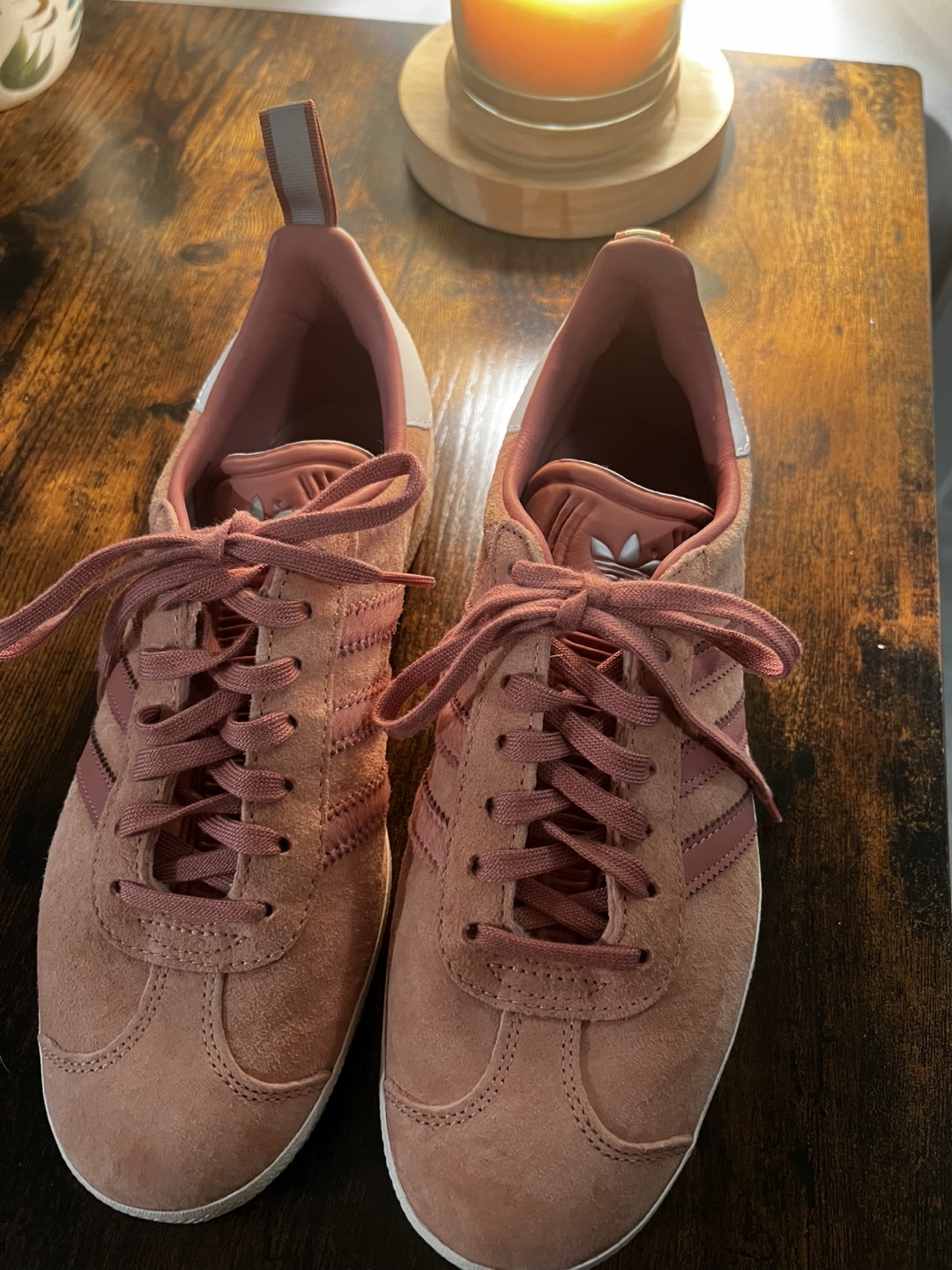 Adidas Gazelle Shoes - Size US 7 - Pink Suede - photo 2