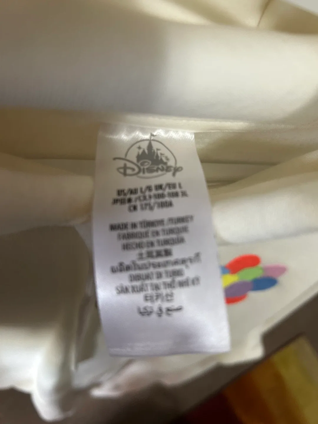 Disney Pixar UP Hoodie - Size L - Cream image indicator(4)