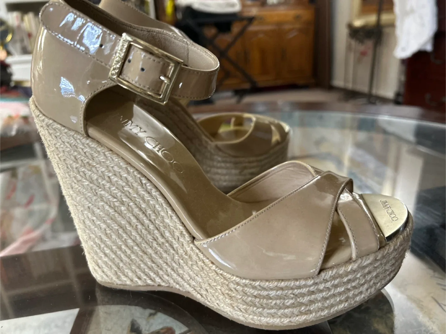 Jimmy Choo Espadrille Wedge Sandals image indicator(3)