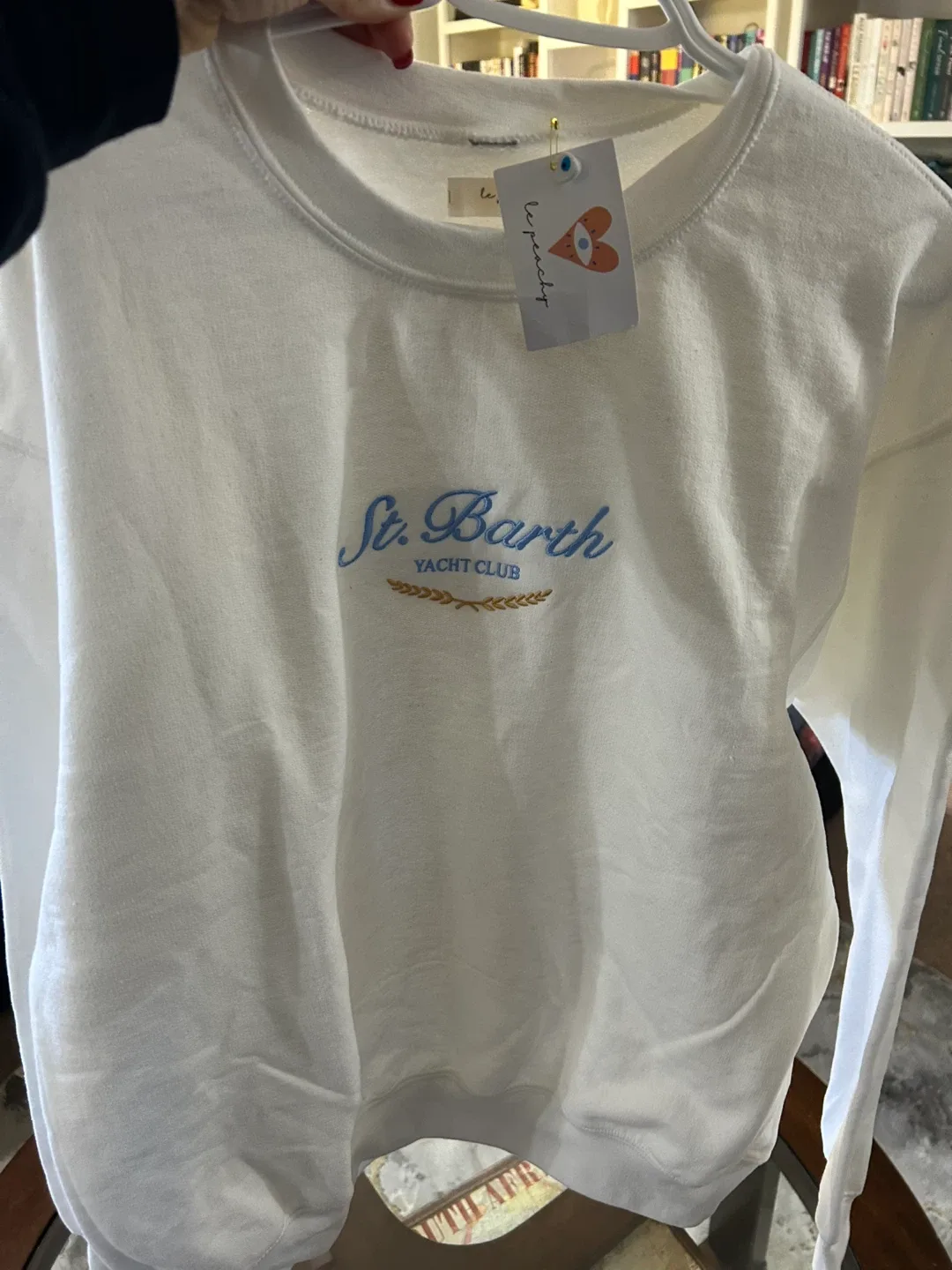 St. Barth Yacht Club White Sweatshirt