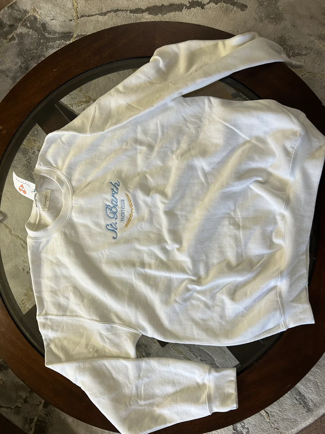 St. Barth Yacht Club White Sweatshirt image indicator(3)