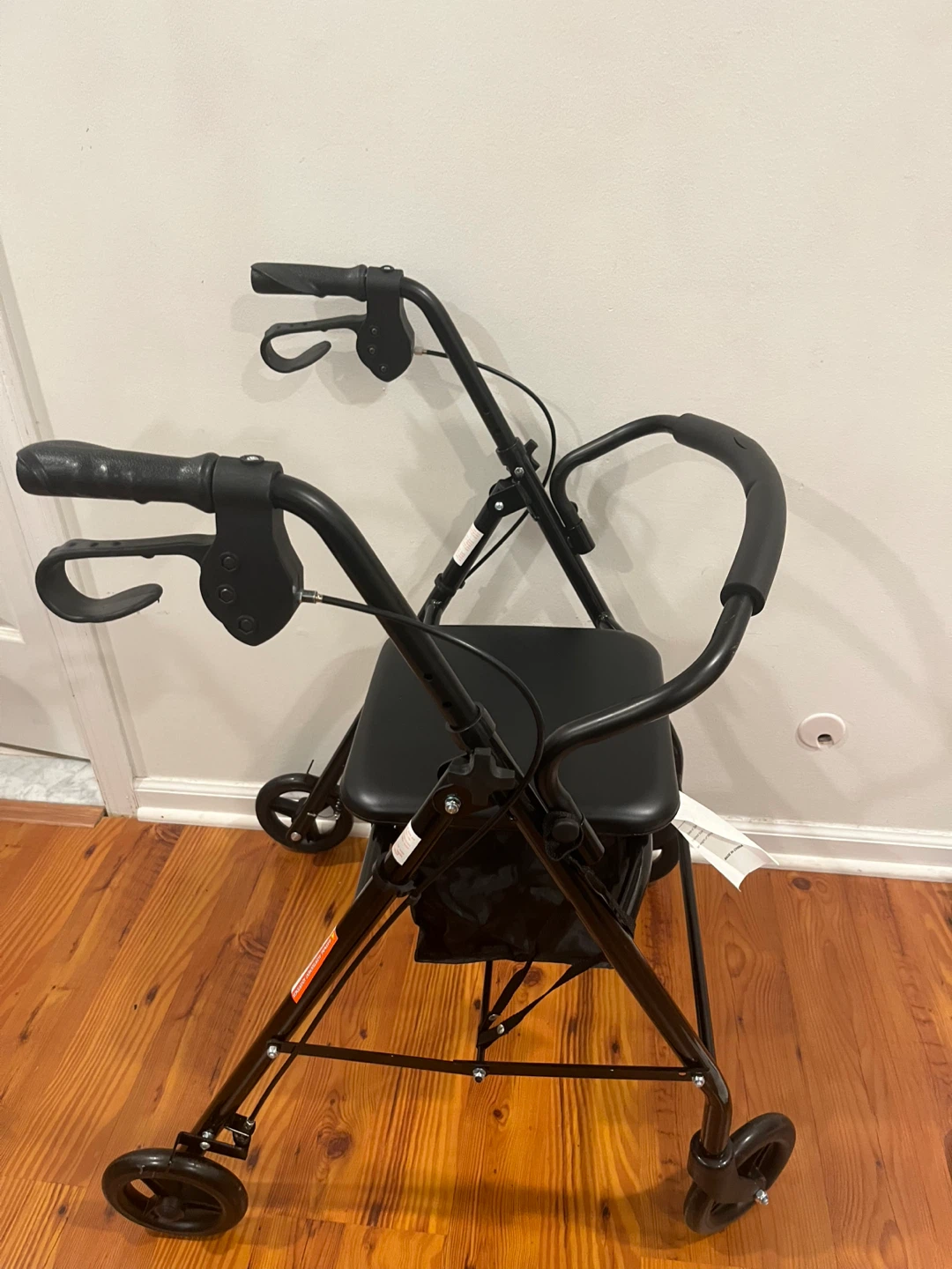 Medline Freedom Rolling Walker with Seat - Black - photo 3