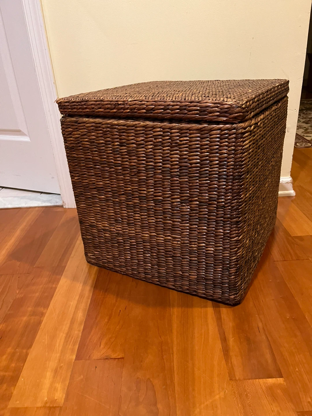 ❄️Woven Storage Box with Lid - photo 2