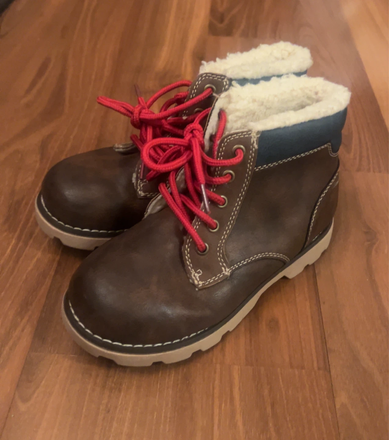 Brown Winter Boots - Size 13/1 (Kids)