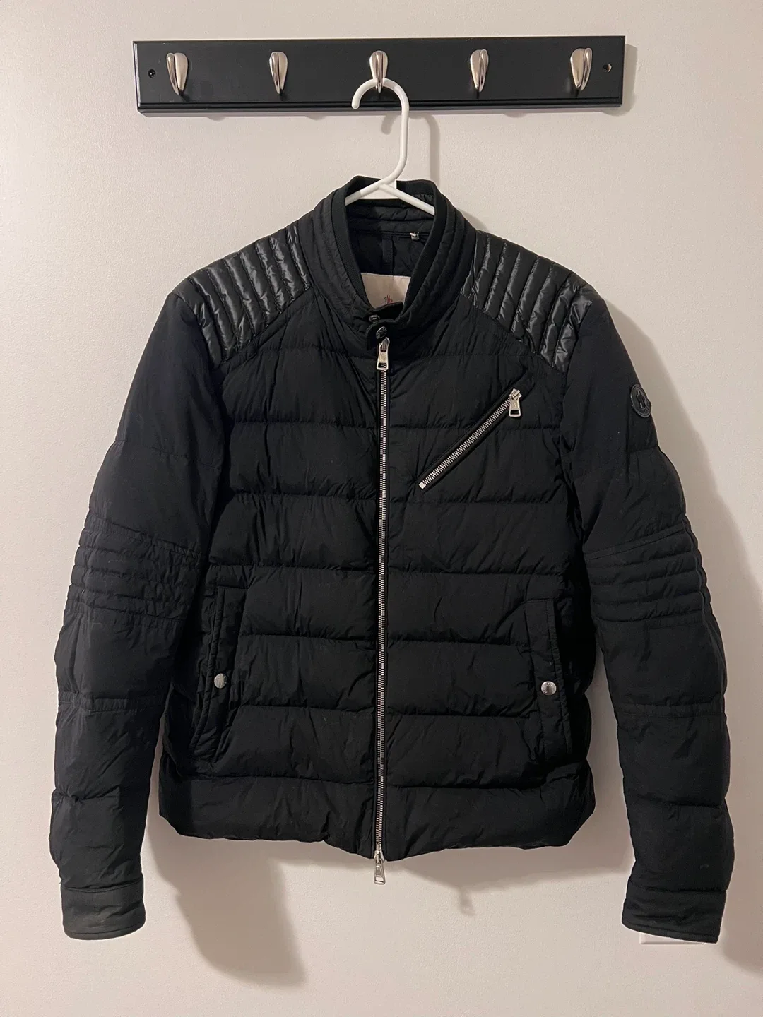 Moncler Black Padded Jacket - size2 thumbnail