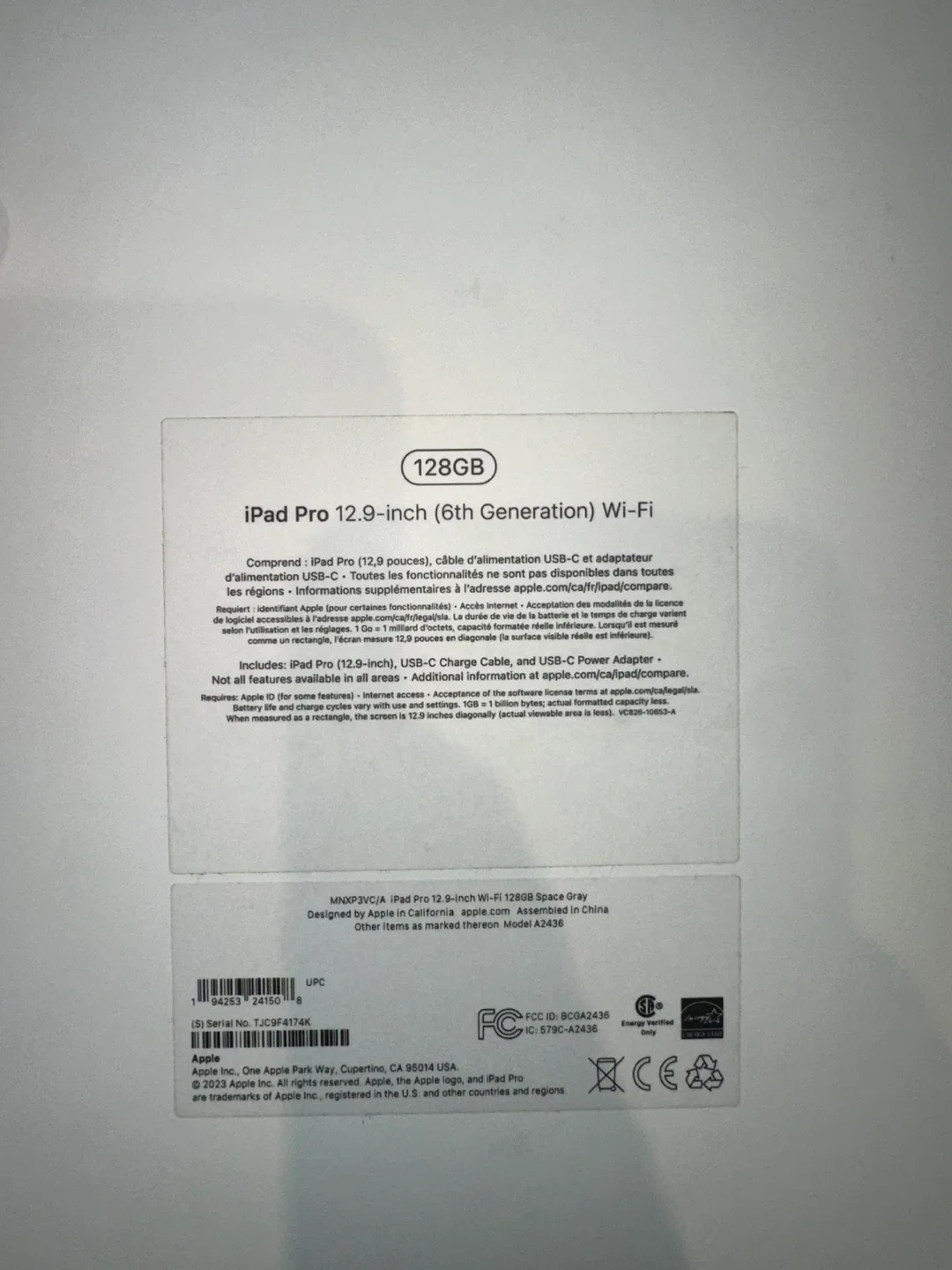 iPad Pro 12.9″ (6th Gen) Wi-Fi 128 GB + Apple Pencil (2nd Gen) image indicator(8)