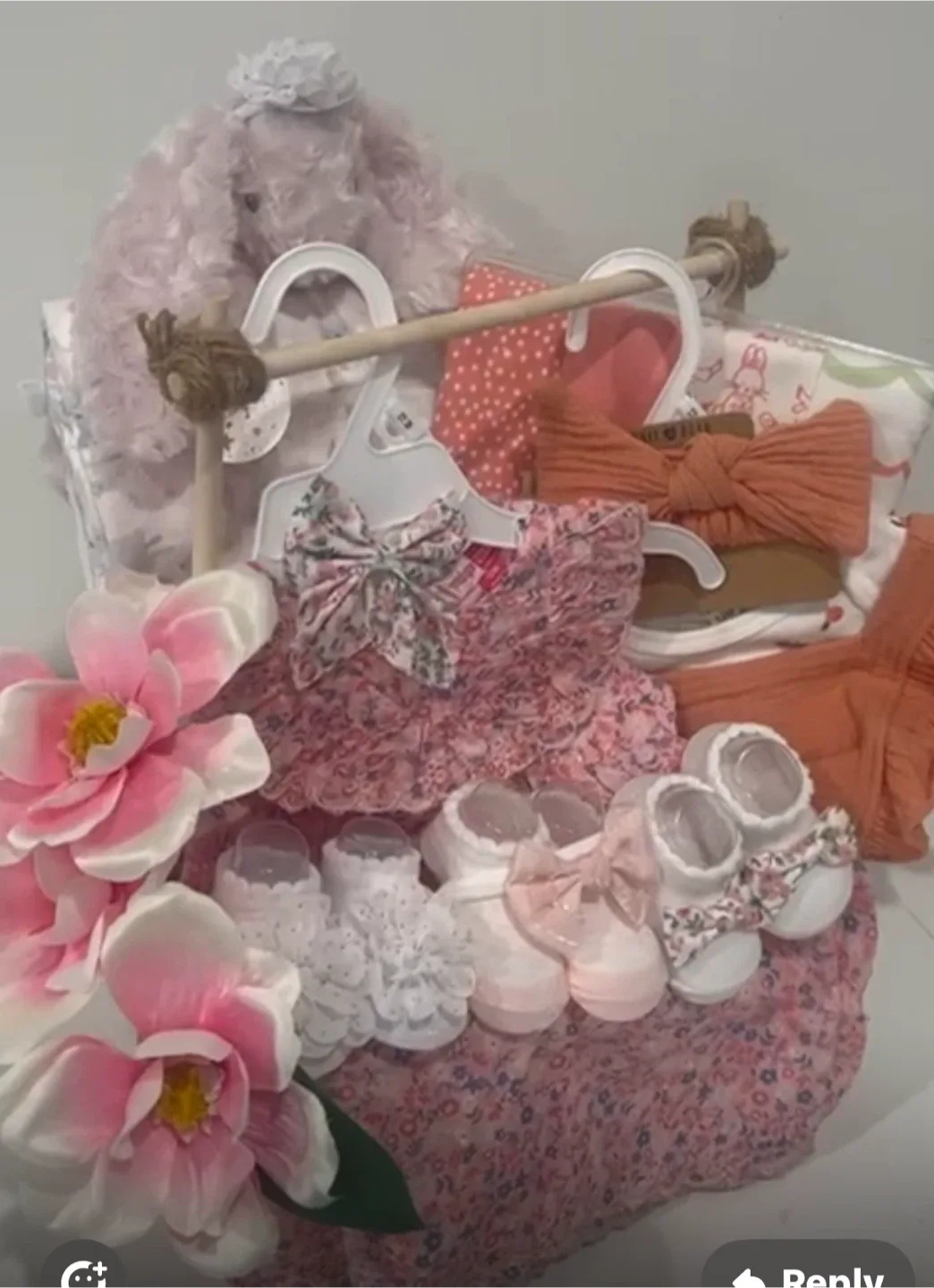 Baby Gift Basket with Clothes & Accessories