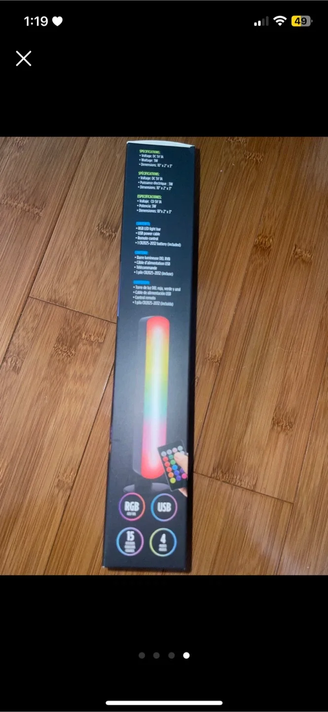 🥕Tech 1 LED Light Bar - Multicolour image indicator(4)