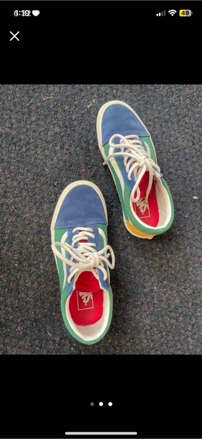 🥕Vans Old Skool Colour Block Sneakers - photo 3