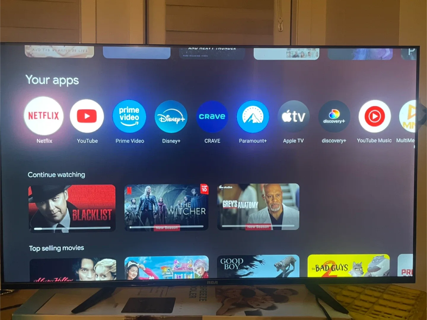 55” RCA Ultra HD Smart TV image indicator(4)