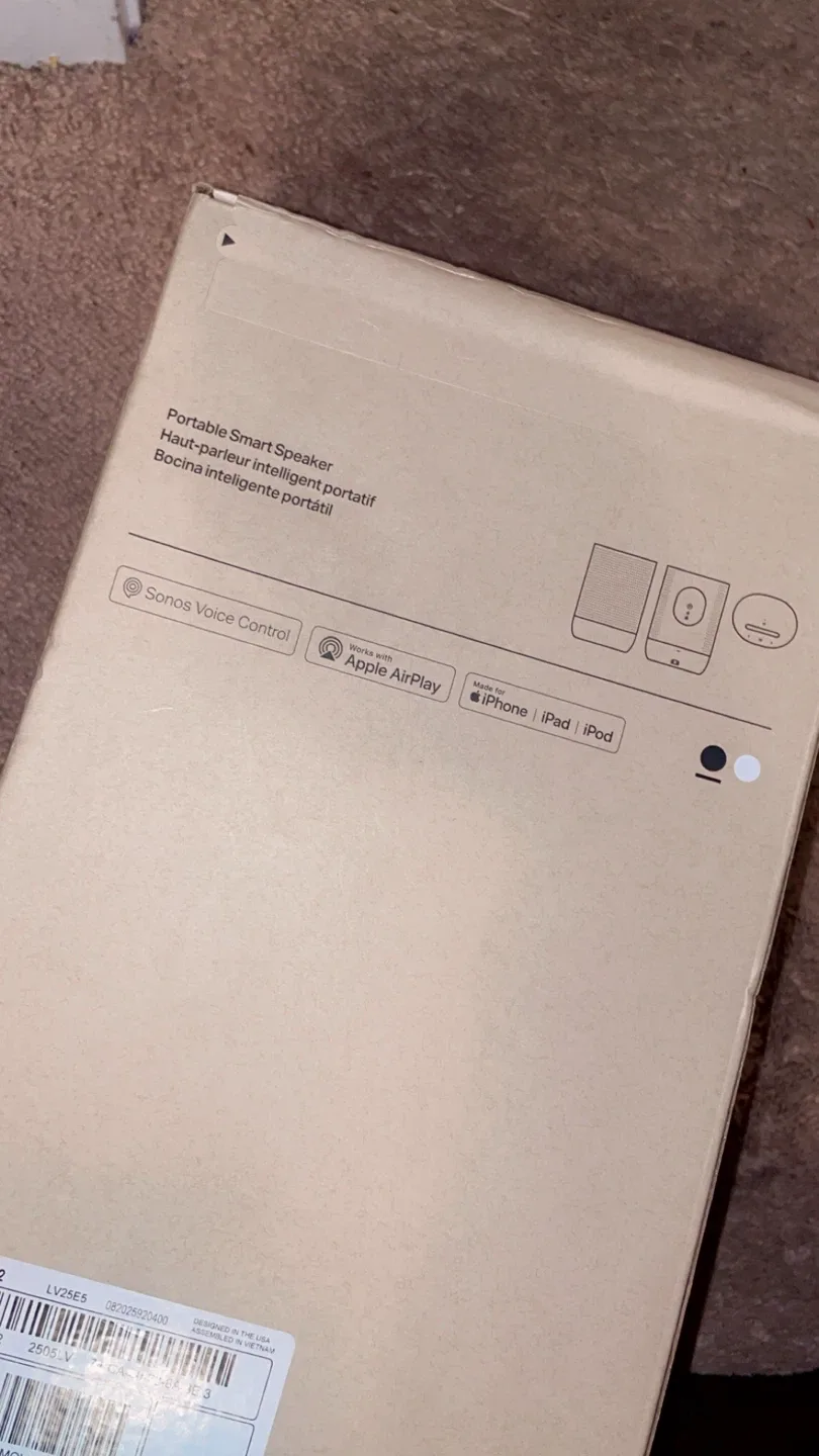 Sonos Move 2 Portable Smart Speaker - New in Box image indicator(2)