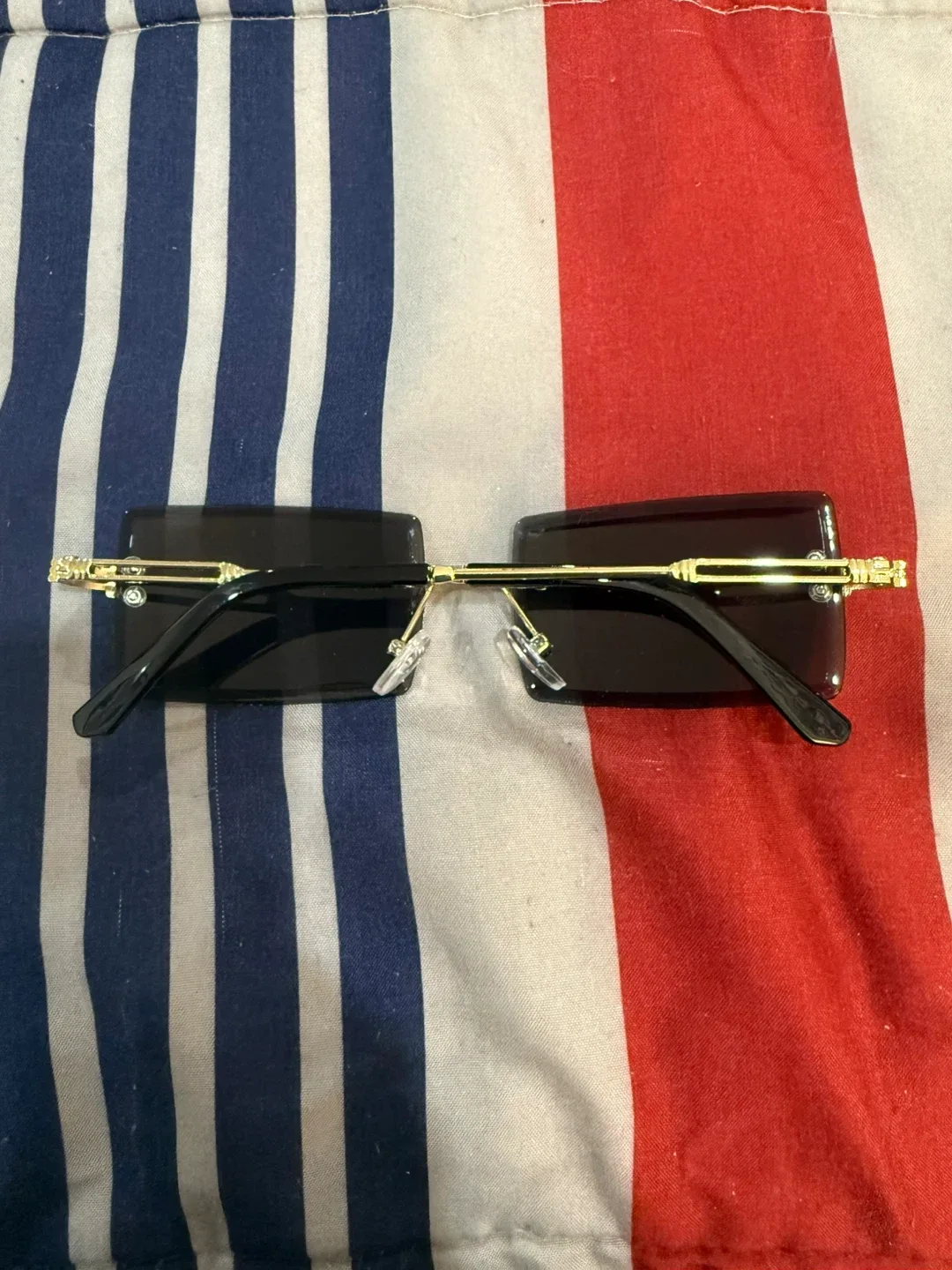 Rimless Rectangle Sunglasses image indicator(4)