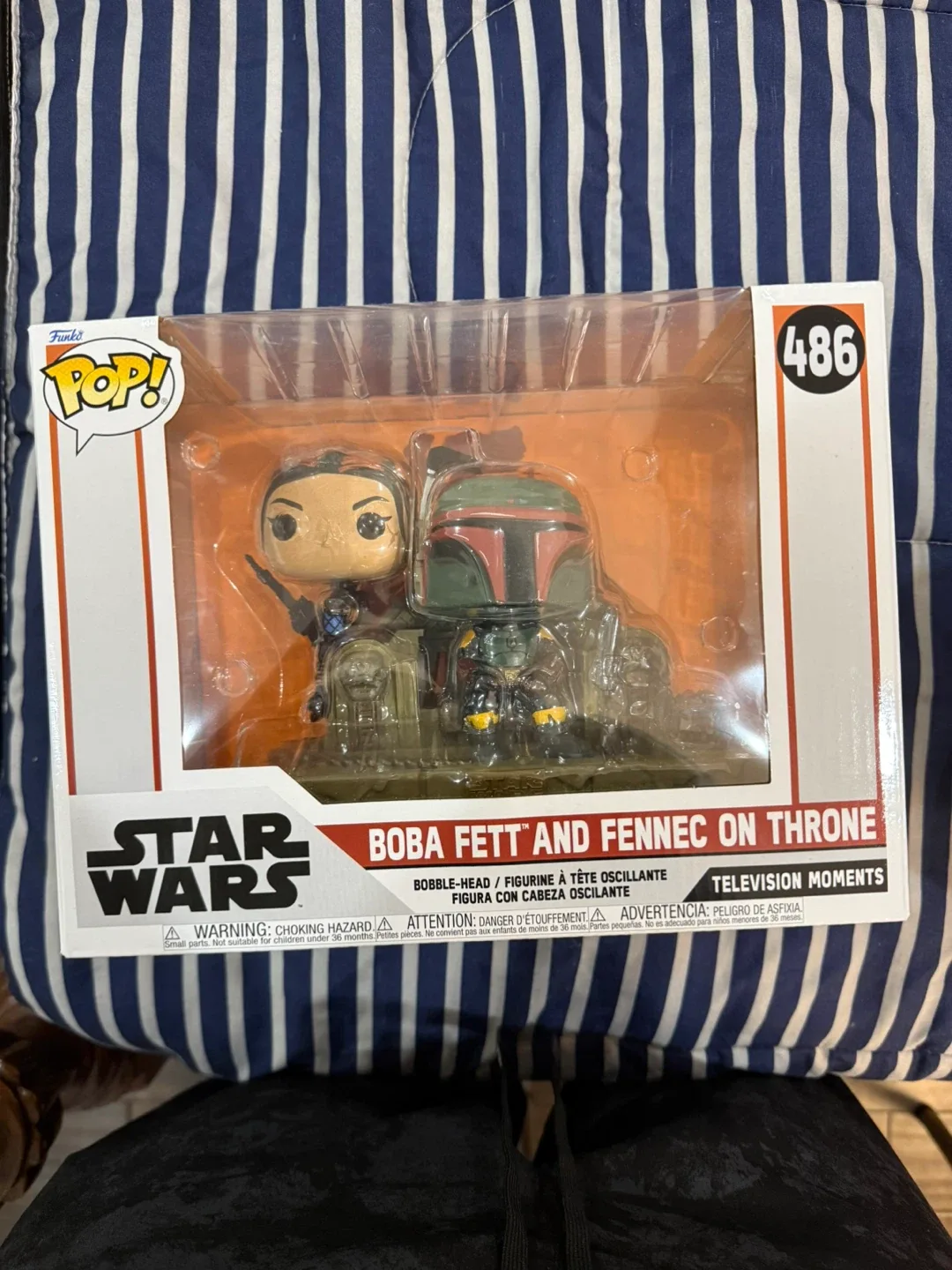 Funko Pop! Star Wars Boba Fett & Fennec on Throne #486 thumbnail