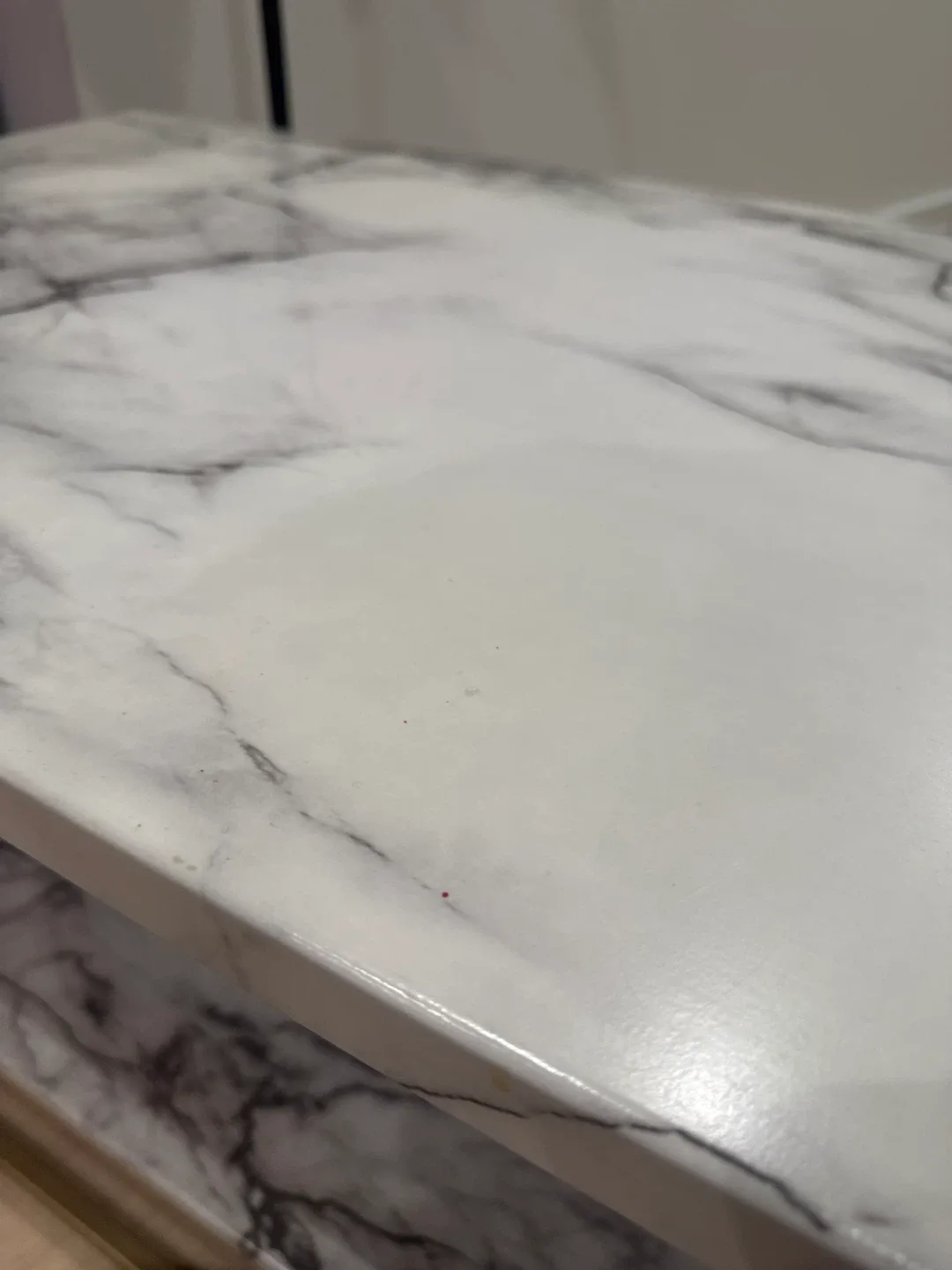 Faux Marble Coffee Table with Gold Frame image indicator(2)