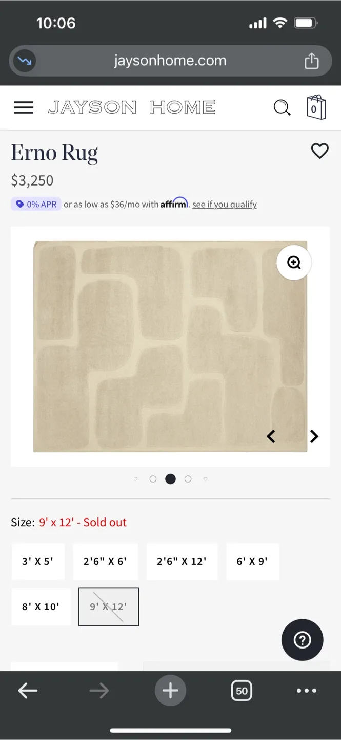 Jayson Home Erno Rug, 9' x 12' image indicator(2)