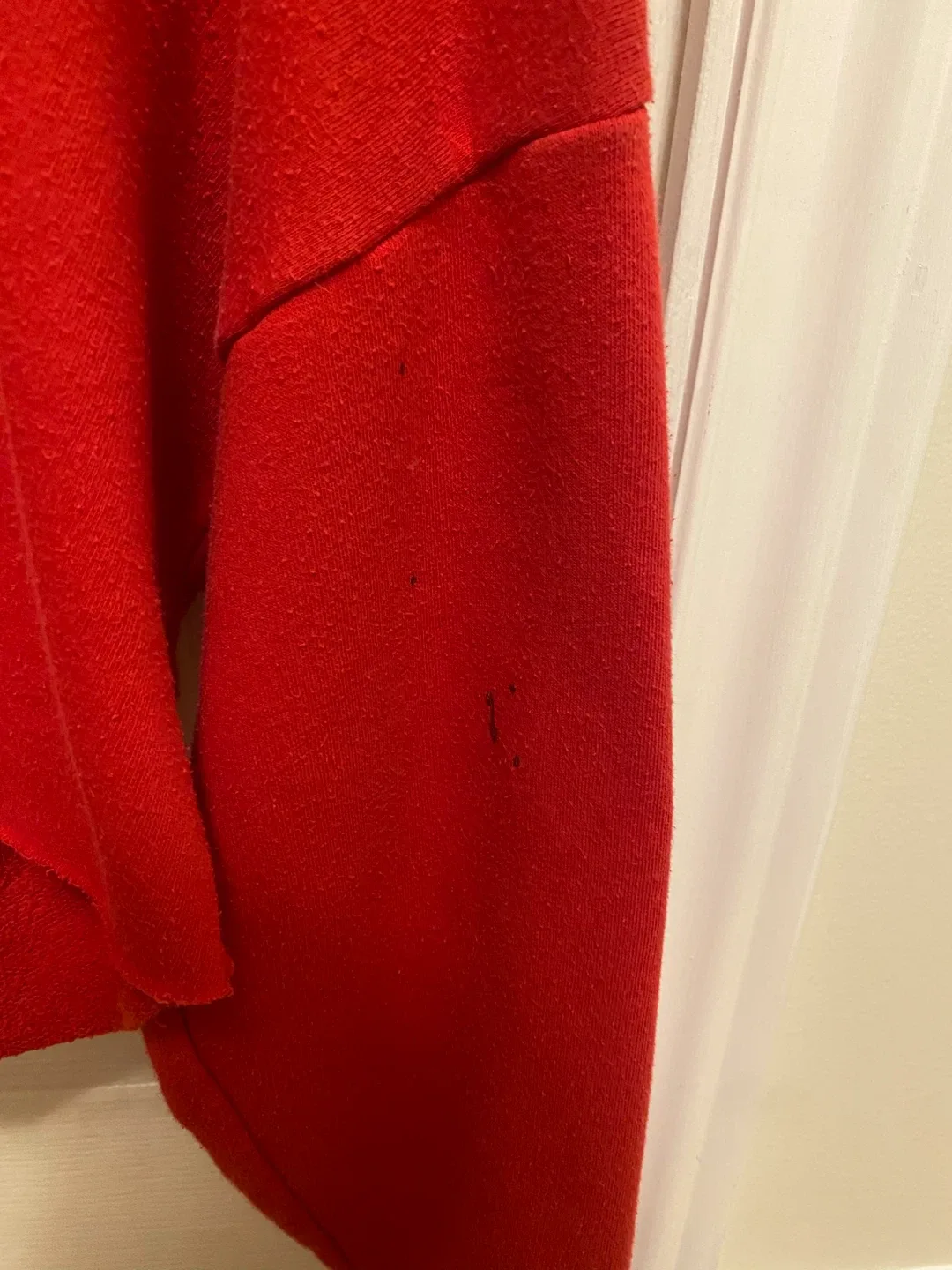 Tna Aritzia Red Cropped Hoodie - XS image indicator(4)