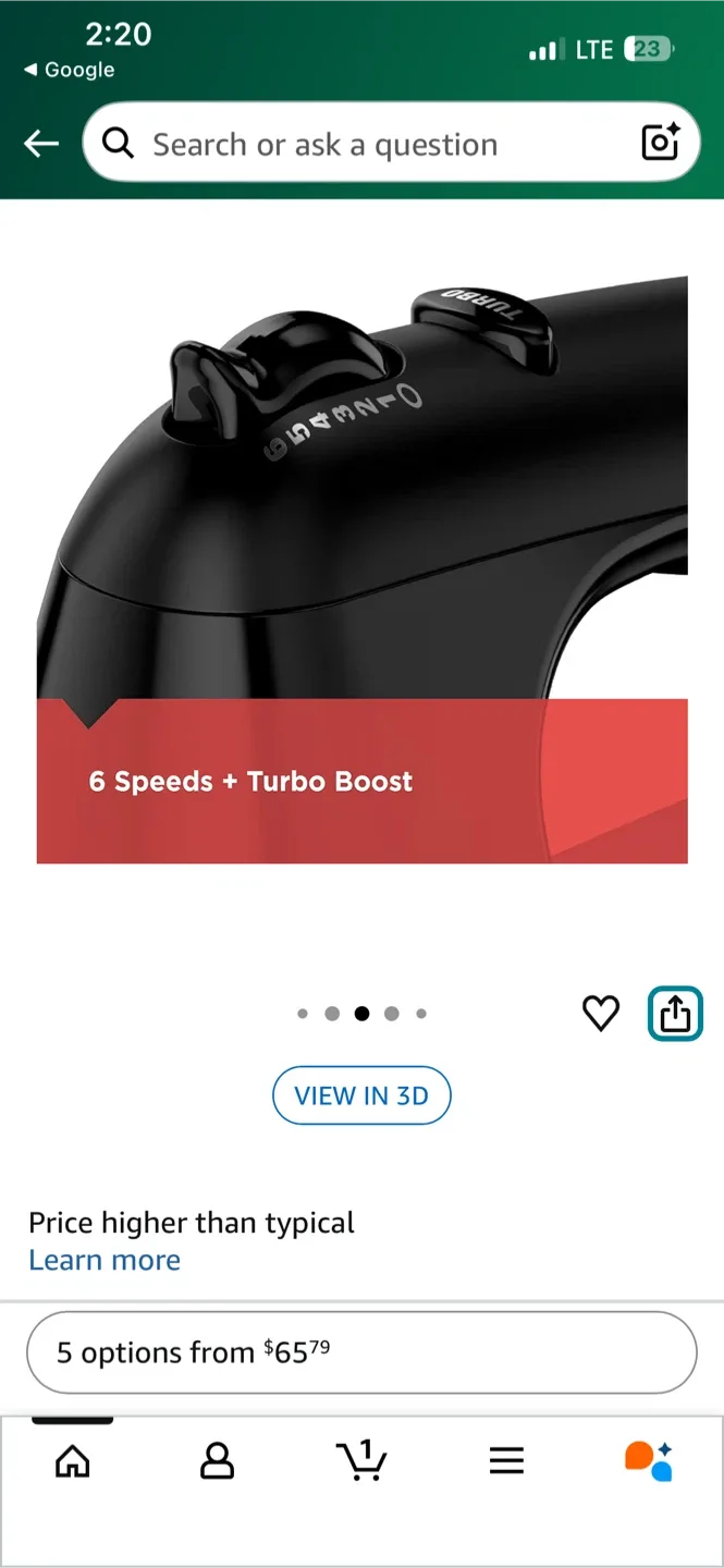 Black+Decker Hand Mixer with Storage Case image indicator(4)