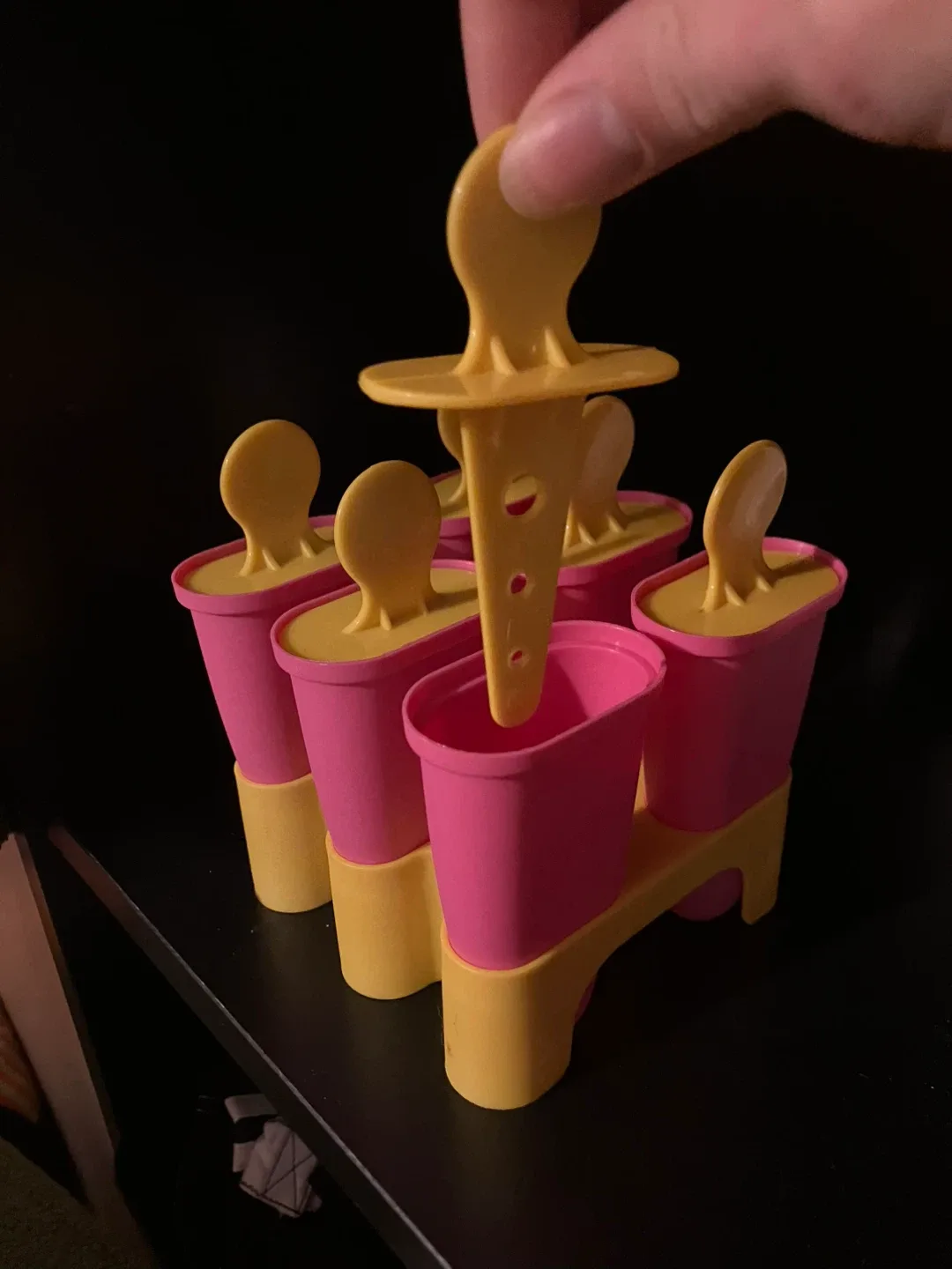 Pink & Yellow Popsicle Molds 🥕 image indicator(2)