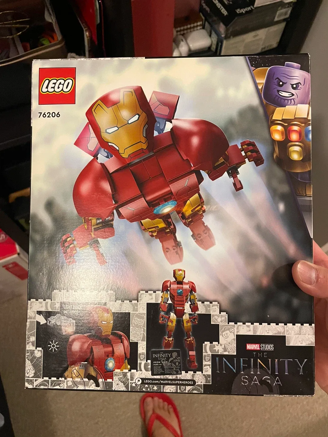 LEGO Botanical Collection Orchid & Iron Man Figure image indicator(3)