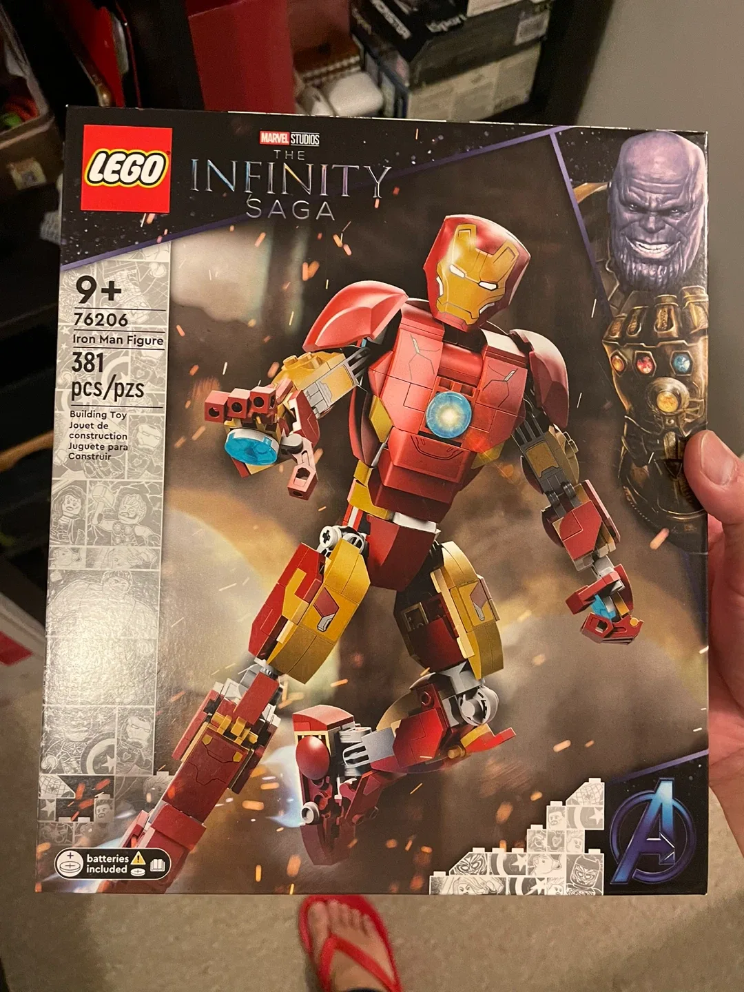 LEGO Botanical Collection Orchid & Iron Man Figure image indicator(4)
