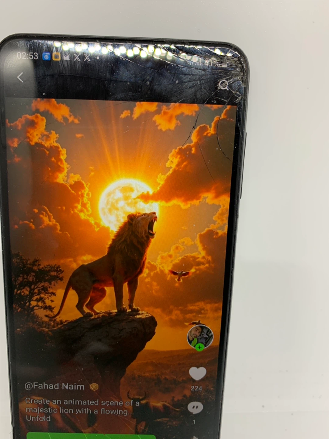 Damaged Samsung Phone - photo 2