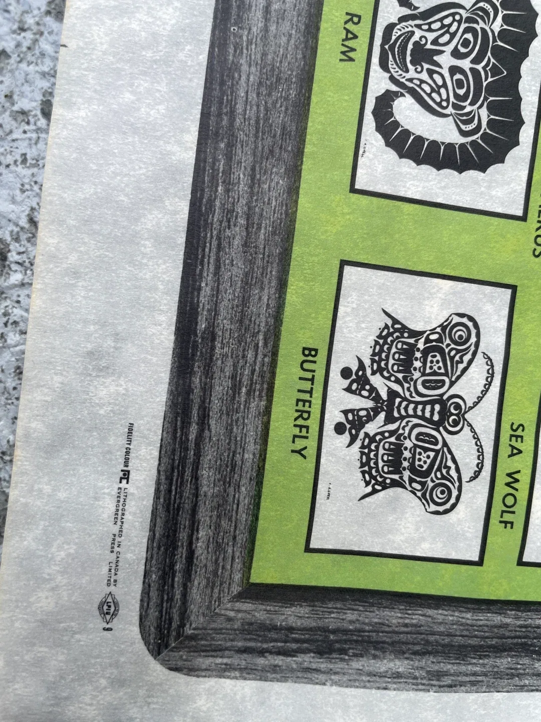 Haida beaver totem print signed cb gruel image indicator(6)