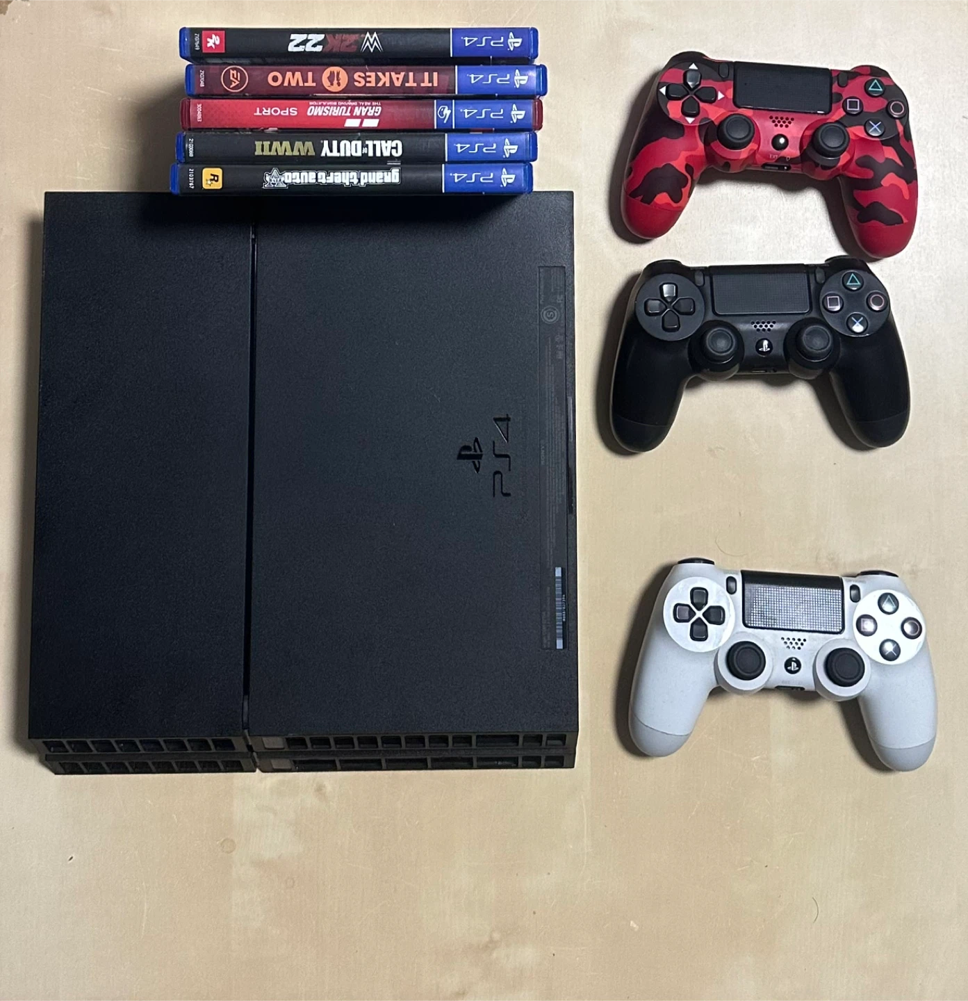 PlayStation 4 Bundle with Games and Controllers