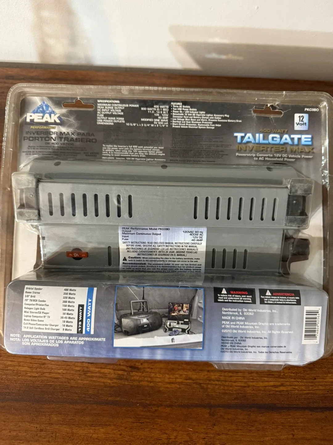 Peak Tailgate 400W Inverter Max - New in Box! image indicator(3)