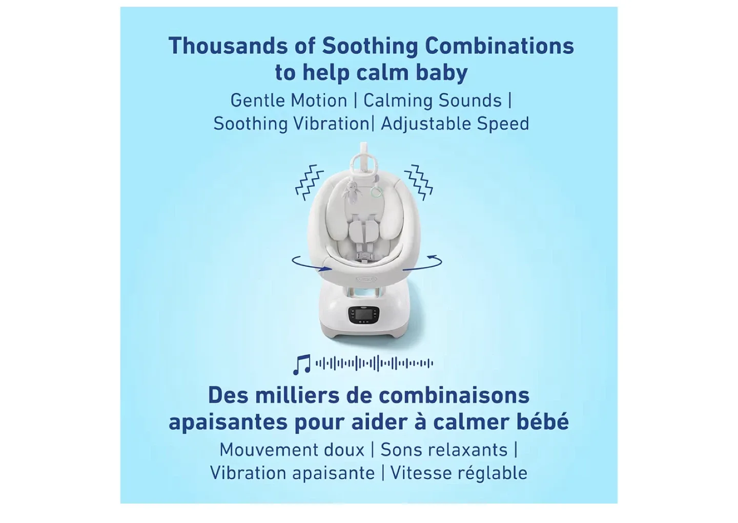 SmartSense Soothing Baby Swing image indicator(3)