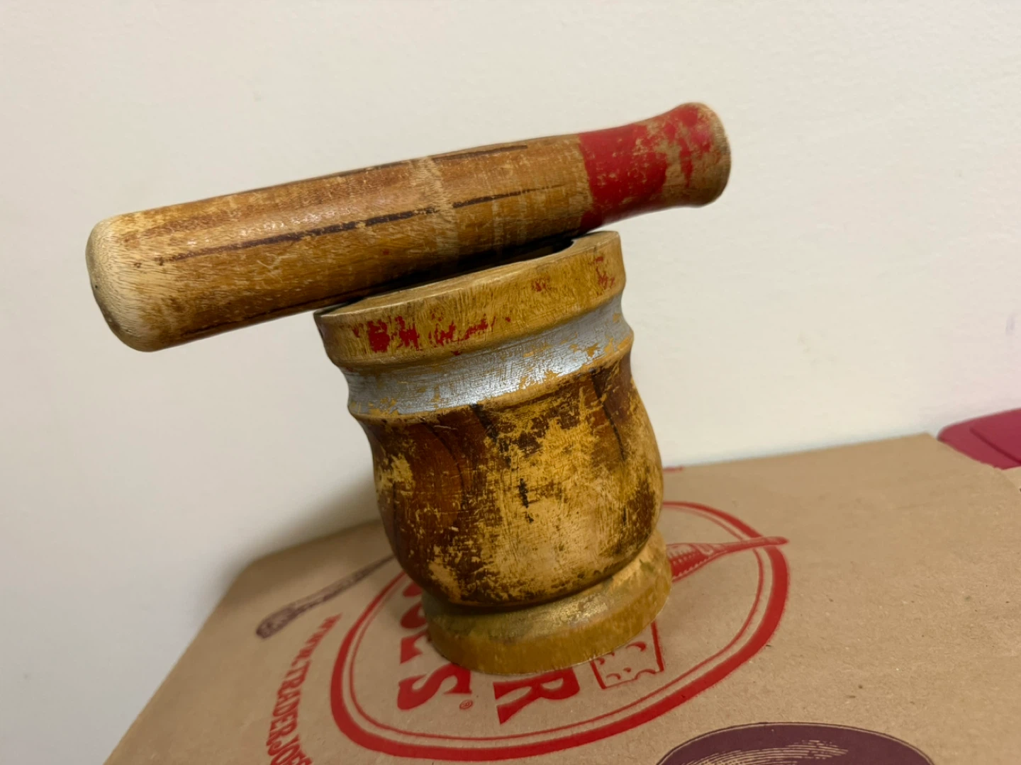 Wooden Mortar and Pestle Set