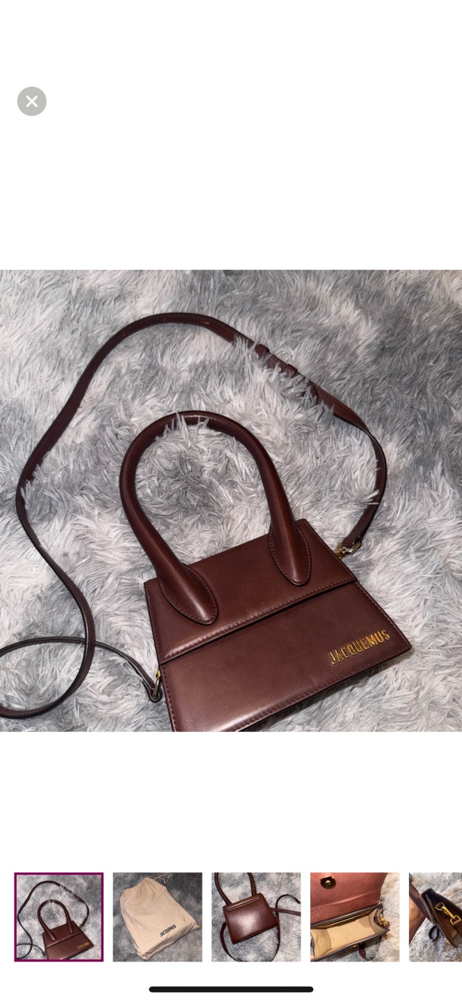 Jacquemus Le Chiquito Dark Brown Leather Bag - photo 3