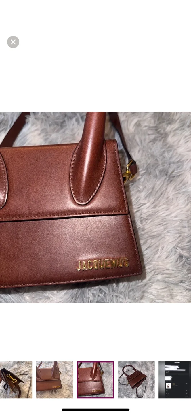 Jacquemus Le Chiquito Dark Brown Leather Bag image indicator(5)
