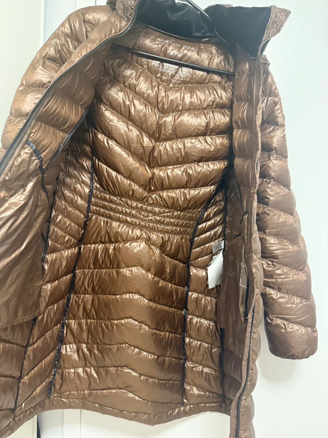 Andrew Marc Packable Down Puffer Coat - Size S - photo 3