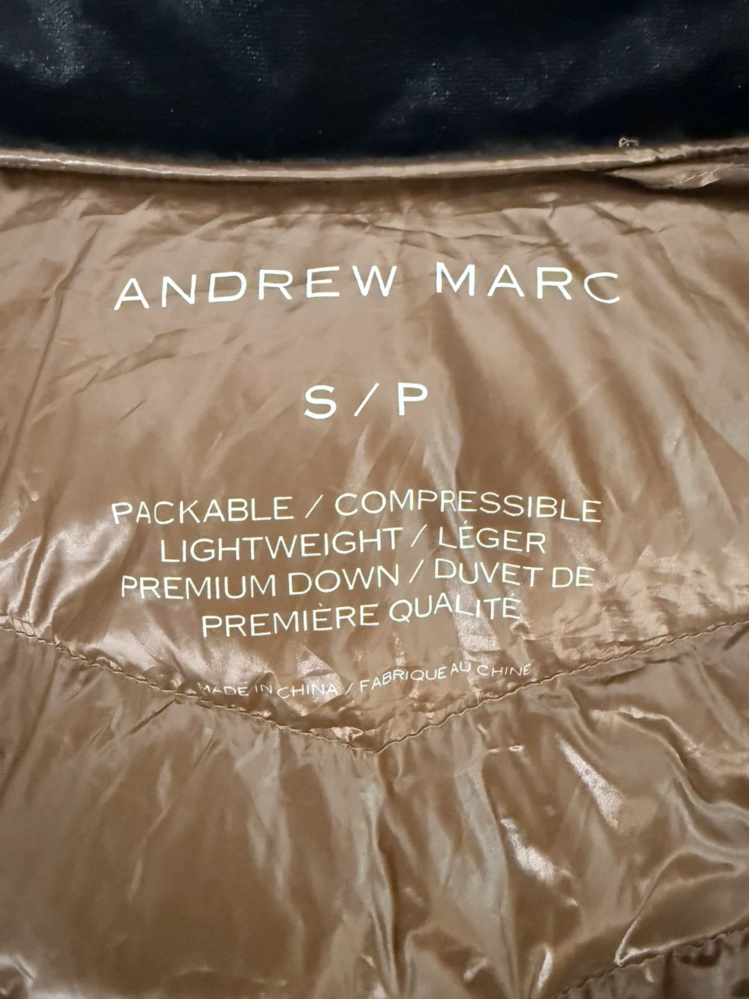 Andrew Marc Packable Down Puffer Coat - Size S - photo 5