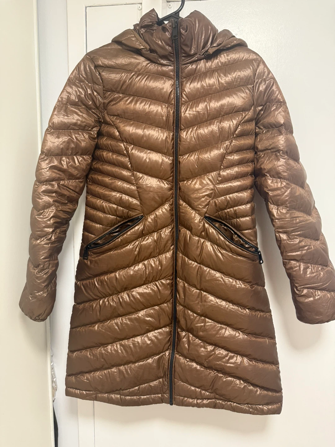 Andrew Marc Packable Down Puffer Coat - Size S