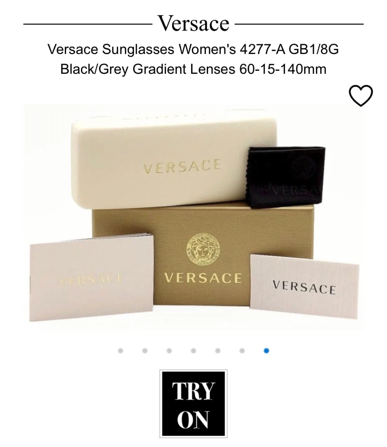 Versace Tortoise Shell Sunglasses image indicator(10)