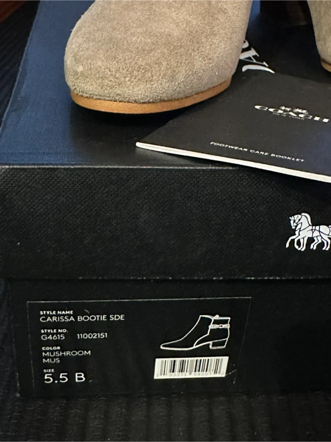 Coach Suede Chain Ankle Boots - Size 5.5 🥕 image indicator(6)